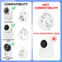 Wochel 360-degree angle view mounting enhances visibility of your baby at night
