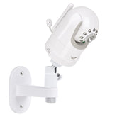 Wochel adjustable wall mount for DXR-8 showing angle flexibility for clear baby view