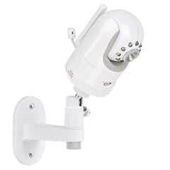 Wochel adjustable wall mount for DXR-8 showing angle flexibility for clear baby view