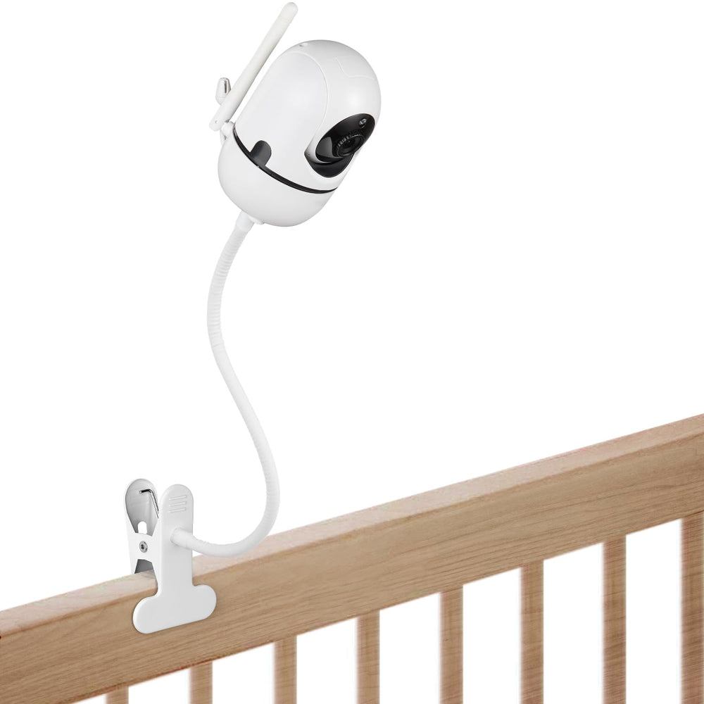Wochel baby-monitor-mount-clip-base secures to furniture for stable camera placement.