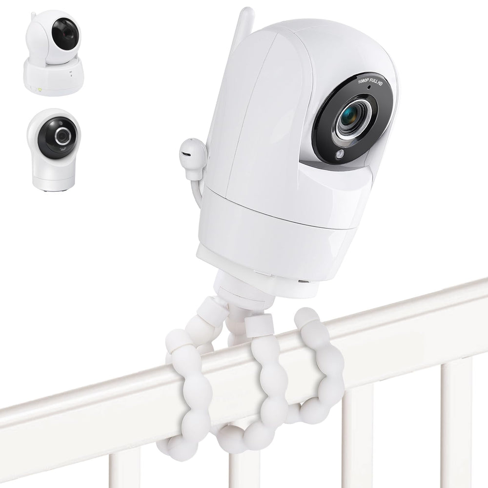 Wochel baby monitor mount on crib, secure grip for VTech VM901 camera.