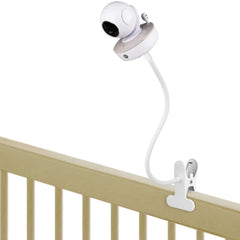 Wochel gooseneck mount clip provides secure hands-free viewing for baby monitors.
