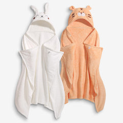 WODHOY toddler bath towel pack with hooded design for drying