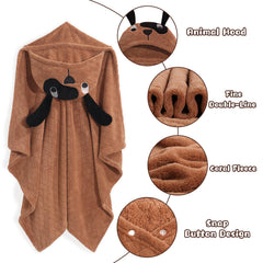WODHOY toddler towel 50x32 size for growing kids up to age five.