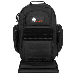 WOLF TACTICAL diaper bag front view showing Molle webbing for modular storage on the go
