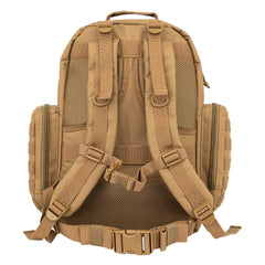 Wolf Tactical diaper bag side insulated pocket for temperature-controlled bottles.