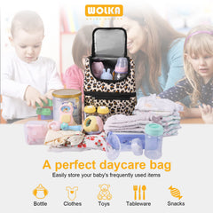 Wolka breast milk cooler bag dual compartments keeps milk and accessories neatly separated