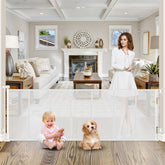 WOMHOM reinforced-gate-structure shows sturdy stability for wide doorways