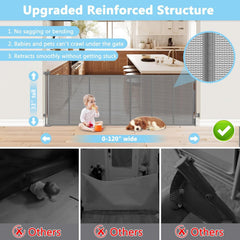WOMHOM retractable-design full-length image highlights space-saving extension.