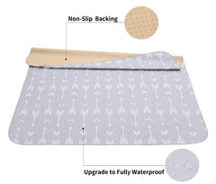 WOMUMON waterproof splash mat a wipe-clean surface for quick messes.