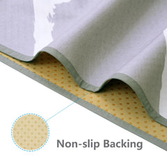 WOMUMON large splat mat with non-slip backing stays in place