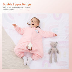 WONDAY wearable blanket keeps child safe from loose blankets in crib