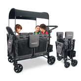 WonderFold W4 Elite wagon folded for compact storage after a day out.