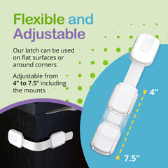 WONDERKID one hand operation lock on drawer demonstrates easy adult access.