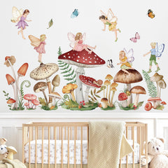 Wondever baby nursery forest wall art creates cozy, imaginative spaces.