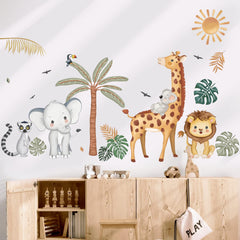 Wondever Boho Jungle lion wall sticker creates focal point in kid’s room