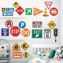 Wondever classroom playroom wall art set enhances study spaces with vibrant, easy-to-clean decals.