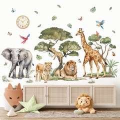 Wondever large jungle lion wall sticker brings bold character to nurseries
