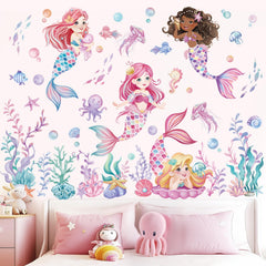 Wondever peel-and-stick wall decals in use for easy application and no residue