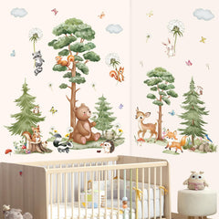 Wondever peel-and-stick decals easy to apply in nursery