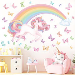 Wondever rainbow cloud wall decal adds soft color and a gentle focal point for nursery walls