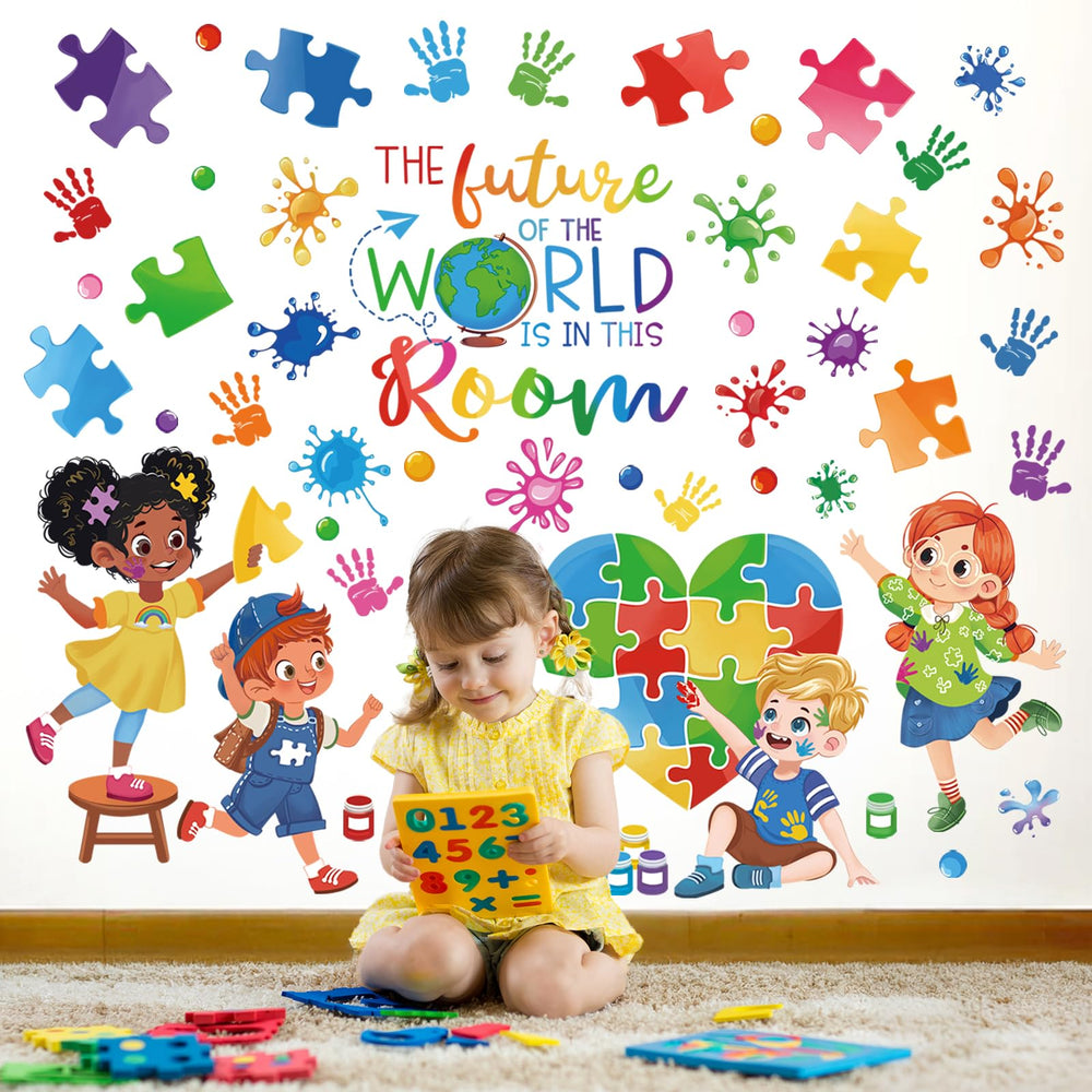 wondever Reading Corner quote wall sticker enhances study focus and classroom inspiration.