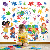 wondever Reading Corner quote wall sticker enhances study focus and classroom inspiration.