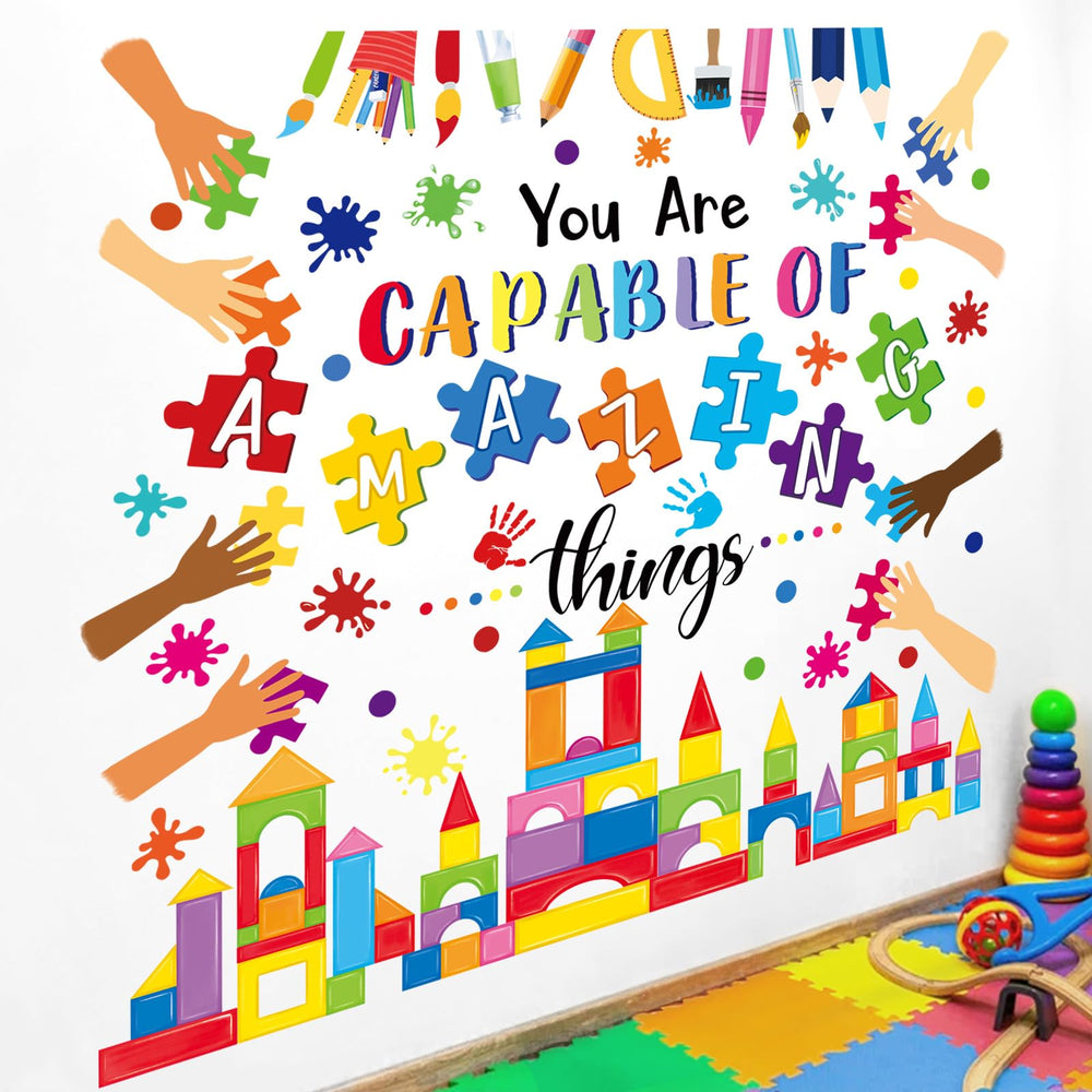 Wondever reading corner wall stickers create an engaging study space for kids