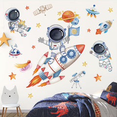 Wondever Stars Planets wall art adds dreamy space theme for bedrooms or classrooms