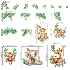 Wondever Tropical Leaves Detail enhances lush jungle texture on walls