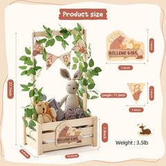 Wooden Teether natural-wood-handles demonstrate portable, easy to move design.