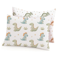Woodiville toddler pillowcase 2-pack packaging for easy rotation and fresh linens.