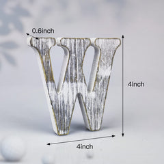 Woodounai unfinished wood letter ready for DIY customization and painting