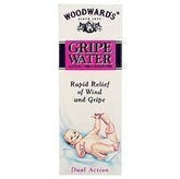 Woodwards Gripe Water 150ml bottle front offers gentle, alcohol-free support for infant digestion.