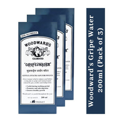 Woodwards Gripe Water 200ml pack-of-3 close-up highlights family use