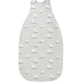 Woolino 4 Season Sleep Sack close-up fabric highlights merino wool lining for breathable comfort