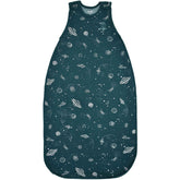 Woolino Big Kid Sleeping Bag space glow front view for year-round comfort.
