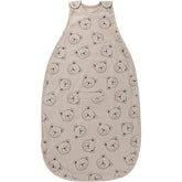 Woolino front-view merino sleep sack shows cozy lining for year-round warmth.