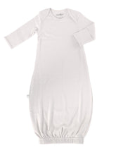 Woolino Infant Nightgown closeup of 100% Merino fabric showing breathable softness.