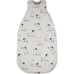 Woolino sleep sack with merino wool lining for temperature regulation.