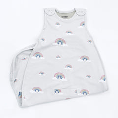 Woolino sleep sack two-way zipper eases dressing and diaper changes