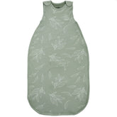 Woolino Merino Ultimate Sleep Sack in Sage on baby for all-season comfort.