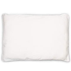 Woolino toddler pillow cotton-cover closeup highlights soft organic shell.