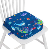 Wooshwa Toddler Booster Seat in-use at dining table for comfortable independent meals