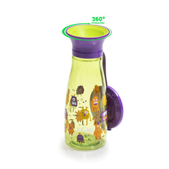 WOW GEAR Cup Mini 360 keylime green side view spoutless design