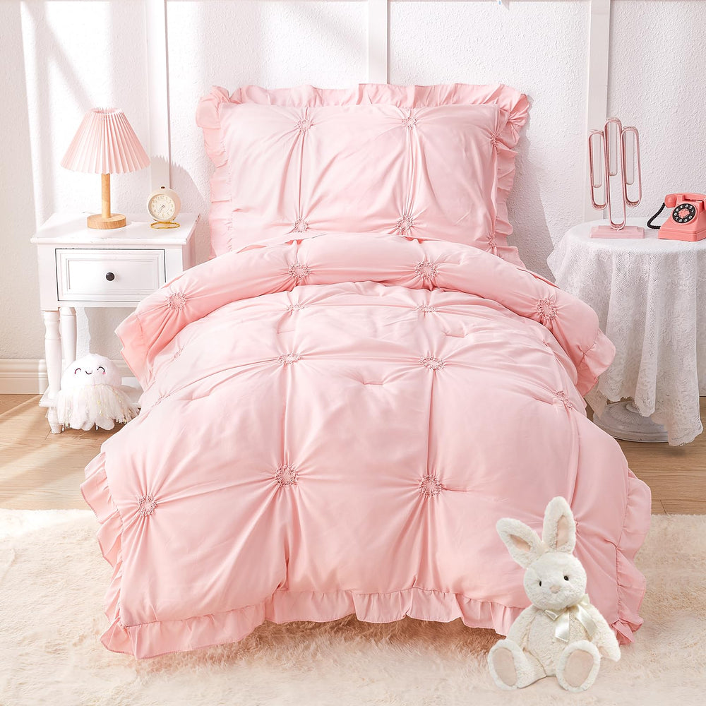 Wowelife Princess Toddler Bedding packaging close-up shows premium materials for gifting
