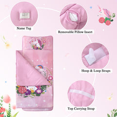 Wowelife nap mat removable pillow for customizable nap-time comfort.