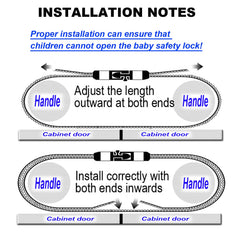 Woyeainy adjustable buckle lock showing secure length adjustment