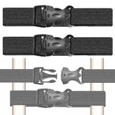 Woyeainy double-doors fridge locks installed on French doors for kid safety