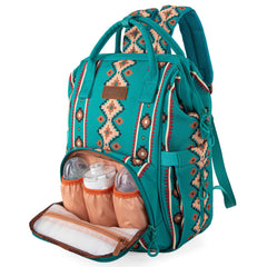 Wrangler Aztec Backpack insulated pocket left keeps bottles easy to reach